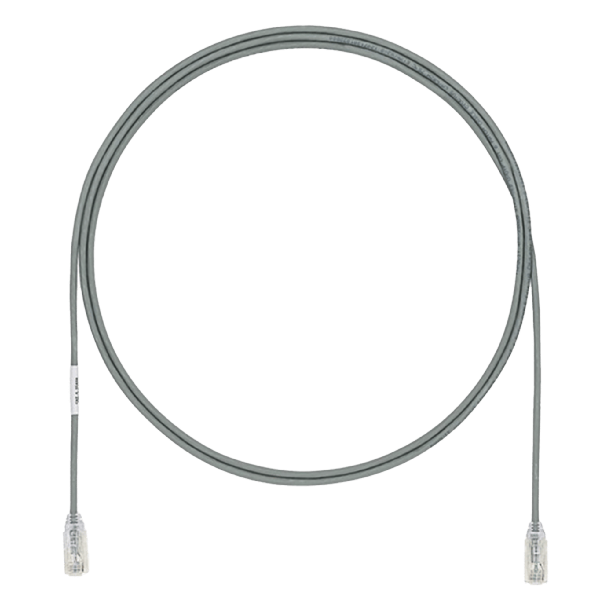 Cable de Parcheo TX6, UTP Cat6, Diámetro Reducido (28AWG), Color Gris, 1.5 Metros (4.92 Pies) — PANDUIT · SKU UTP28SP1.5MGY
