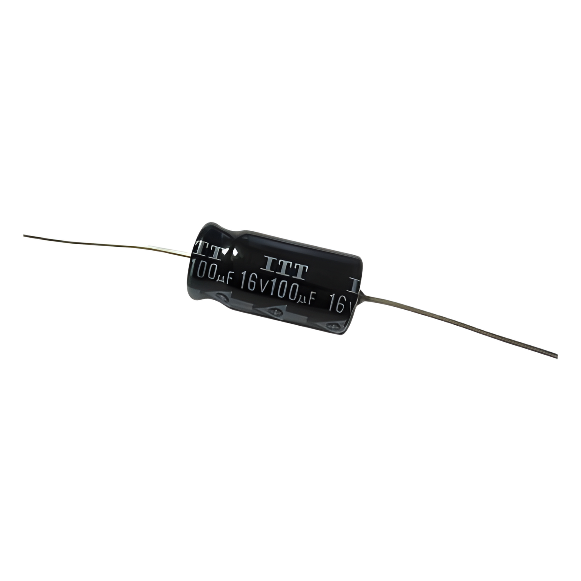 Capacitor Electrolitico de 100 mF a 16 Vcc. — VARIOS · SKU 100MF16V