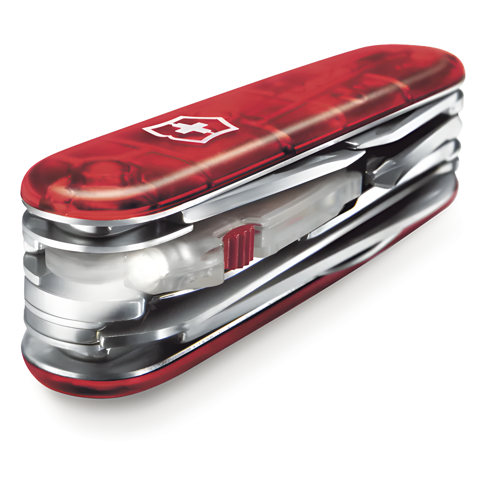 Navaja Victorinox de Bolsillo Mediana Huntsman Lite de 21 Funciones con Luz LED