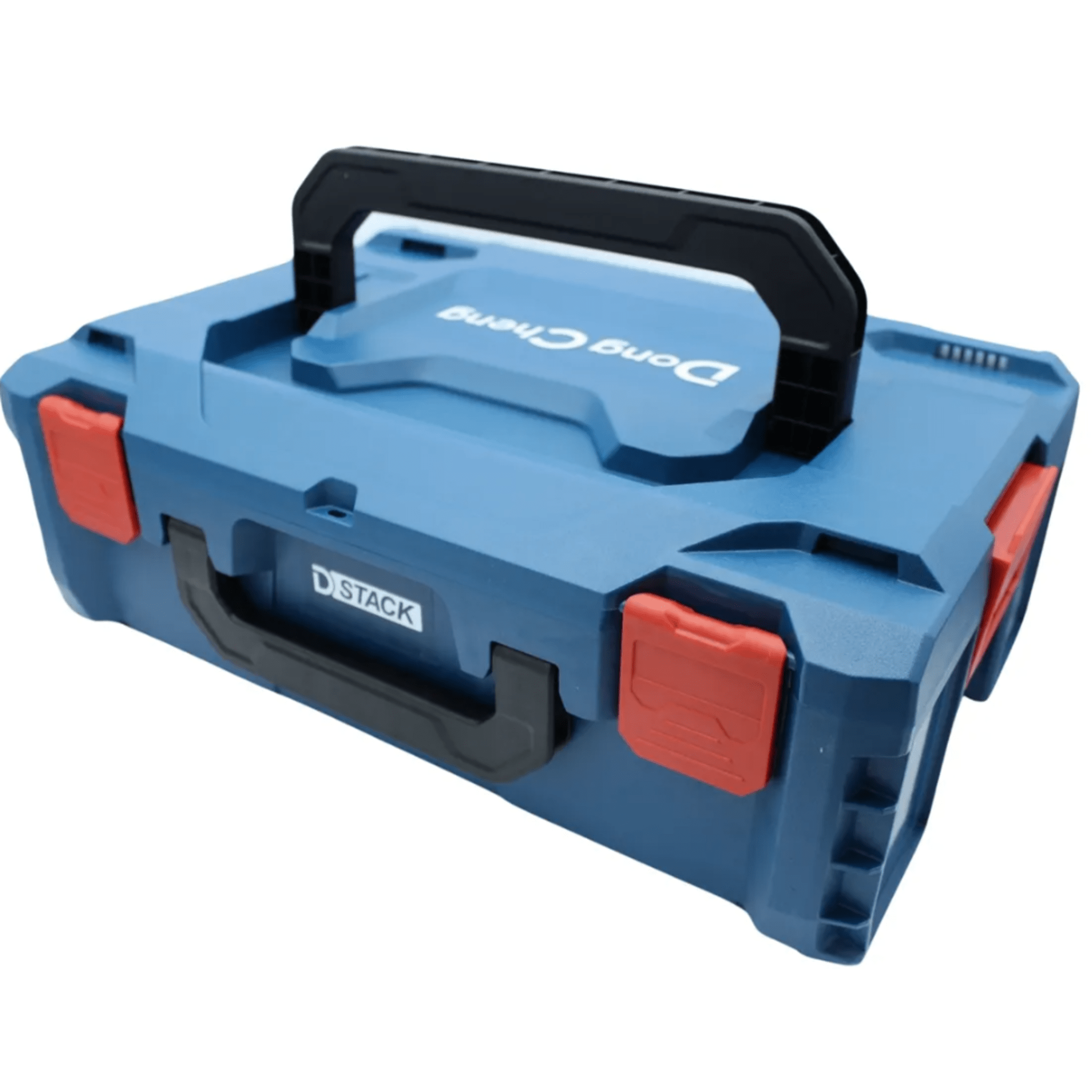 Maletín Rígido Apilable para Herramientas / Plástico de Alta Resistencia / Diseño Modular 46 x 17 x 32 cm (18.1 x 6.7 x 12.6 in) / Asas Ergonómicas / 4 Cierres de Seguridad
