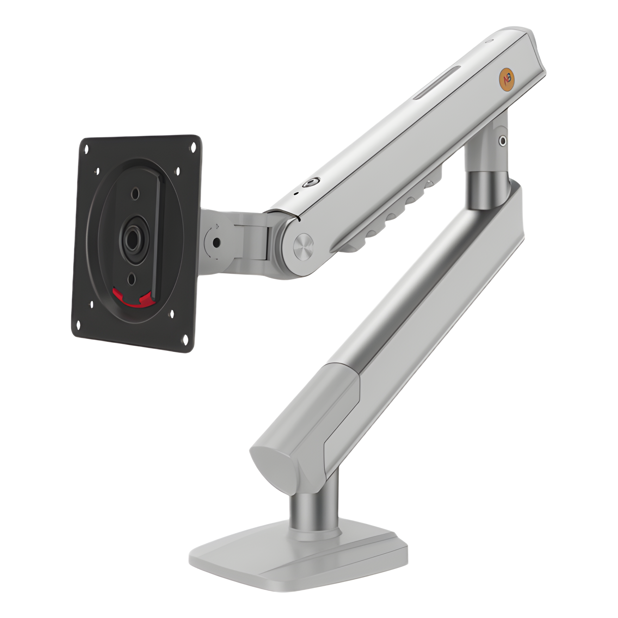 Brazo Ergonómico para Monitor / Soporte 17" a 32" / VESA 75x75 y 100x100 mm / Carga 2-7 kg (4.4-15.4 lbs) / Ajuste de Tensión / Rotación ±90° / Altura 419 mm (16.5") / Color Blanco — NB-EPCOM · SKU A5-XSNB