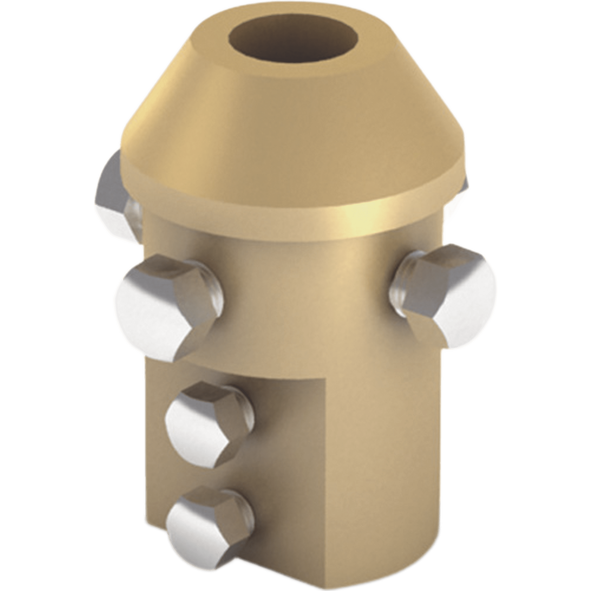 Adaptador de Punta Pararrayo PDC en Mástil 1 1/2".