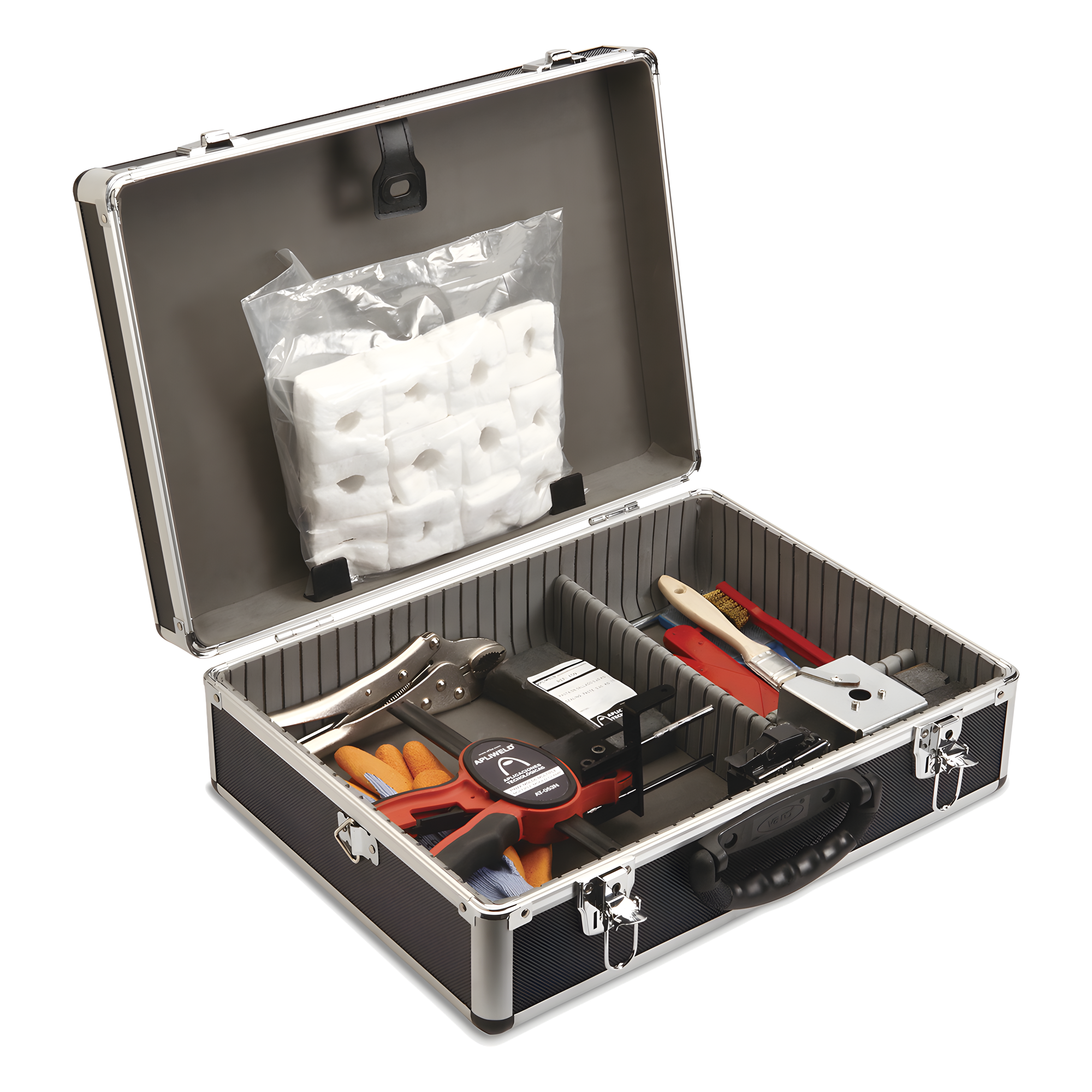 Kit de Molde Múltiple Cable/Pletina/Pica / Diámetro 15.9 mm / 40-60 Soldaduras / Maletín Completo / Alta Conductividad — APLICACIONES TECNOLOGICAS · SKU AT-MM-CT16