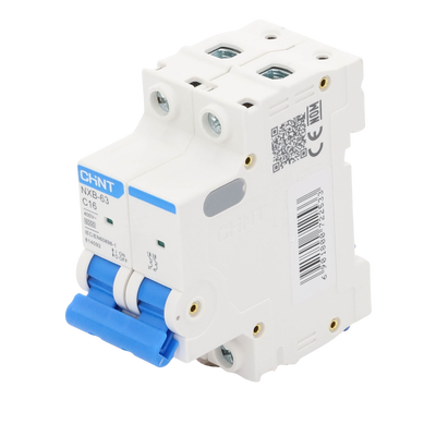 Pastilla para Riel Din, 2 Polos, 16 Amp, Vca:110/415v, 6kA, Catálogo: NXB632PC16.
