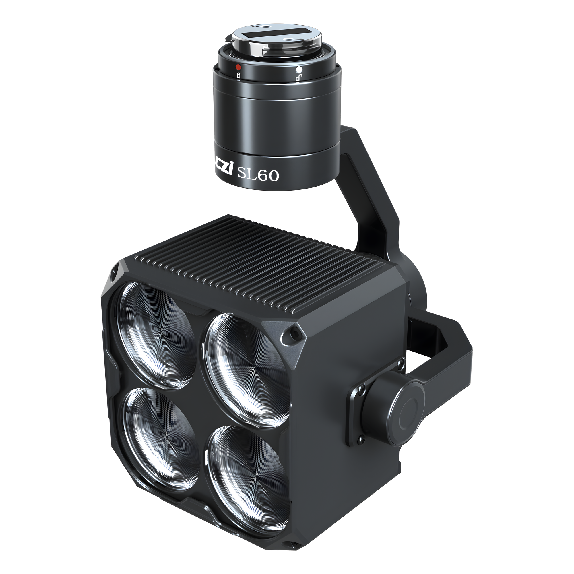 Estrobo Multi-color compatible con Drones DJI M350/M400, 90W Máximo, Luz Estroboscópica Multi-color, 4 Colores RGBY — CZI · SKU SL60