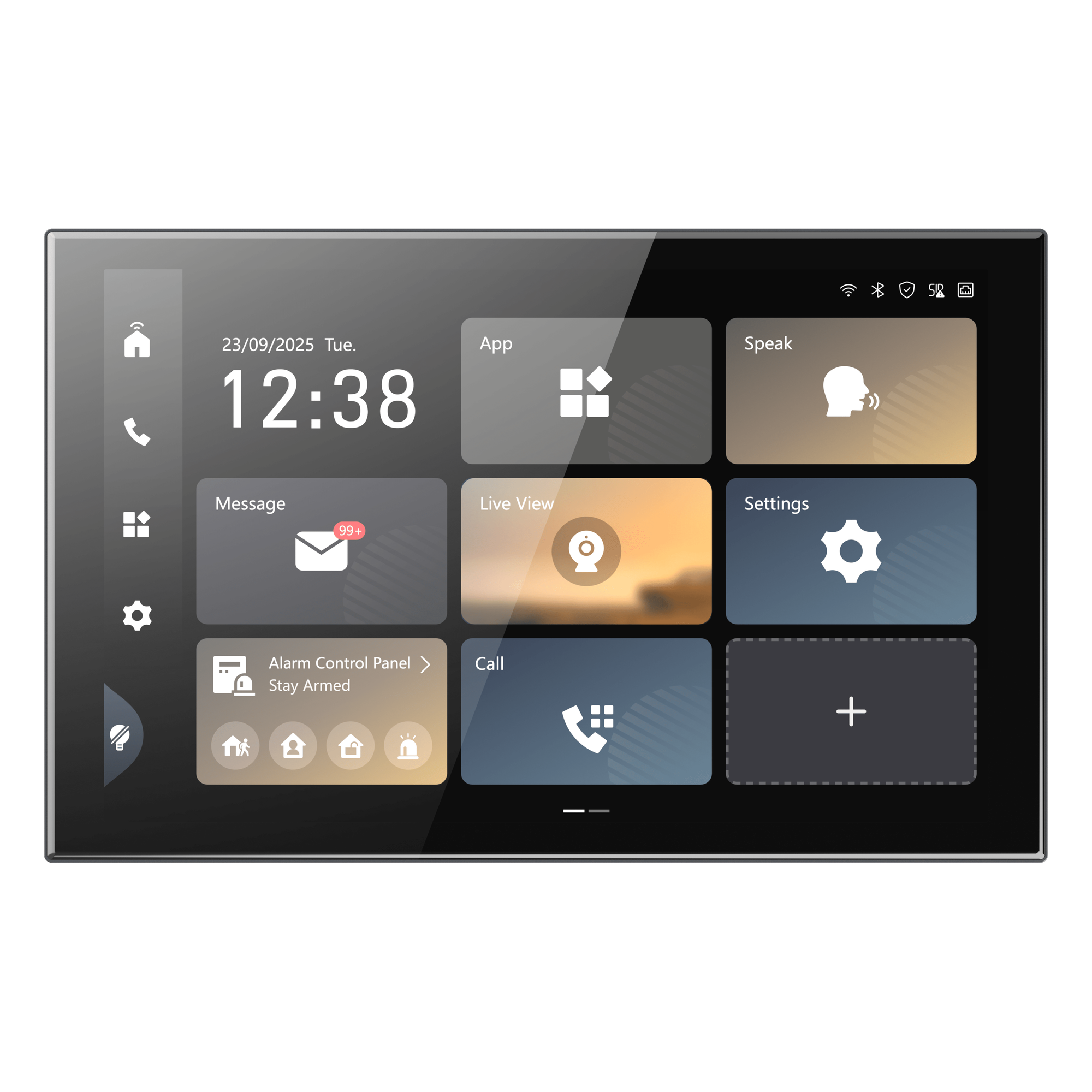 Monitor Táctil IP / 10.1" Full HD+ / Android 14 / Wi-Fi 6 / PoE / Audio Dual / Gestión Unificada