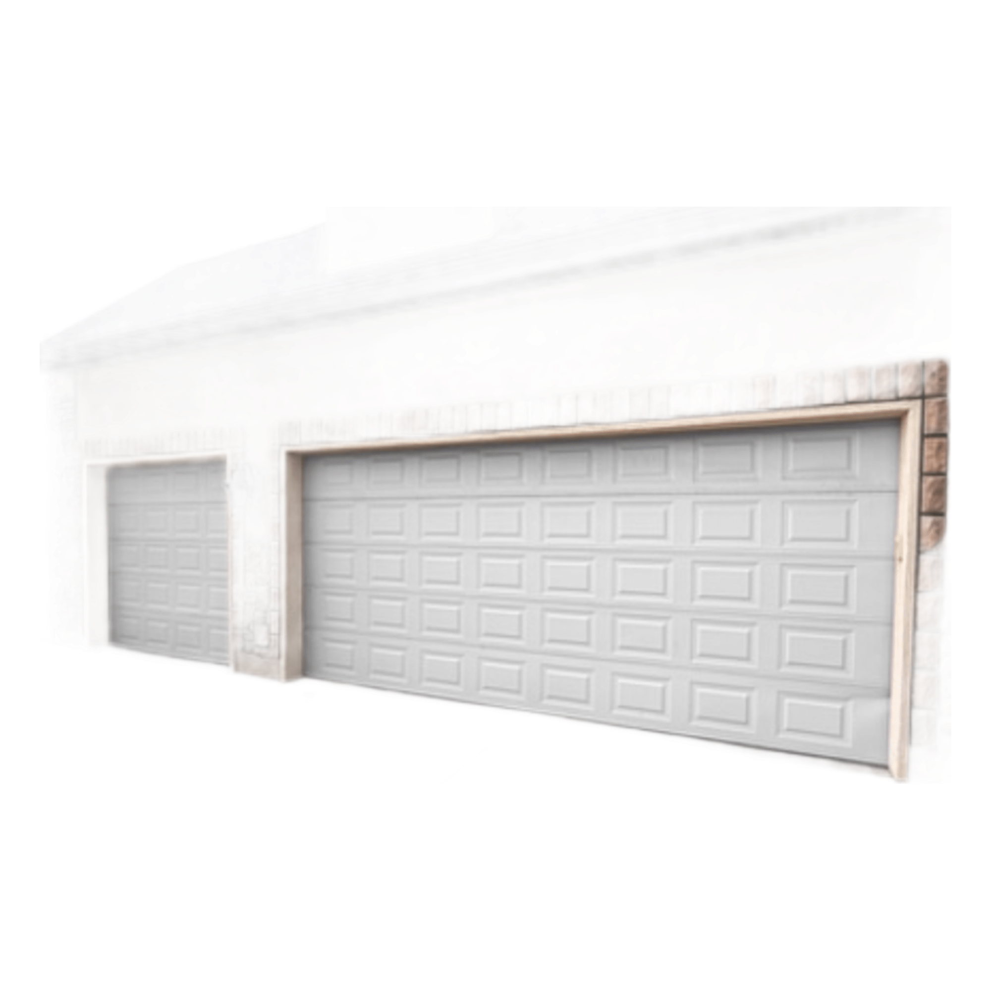 Sección para puerta de Garage / Cuadro Corto / Color blanco / Para GARAGE168SC / Estilo Americana. — ACCESSPRO · SKU SEC-GAR168SC