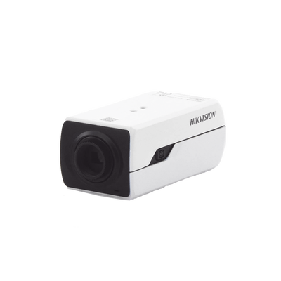 Camara Box IP 4 Megapixel / Serie PRO / DARKFIGHTER / PoE / 12 Vcc o 24 VCA / WDR 120 dB / ONVIF / RS-485 / BLC / Entrada y Salida de Audio y Alarmas (No Incluye Lente) / Micro SD