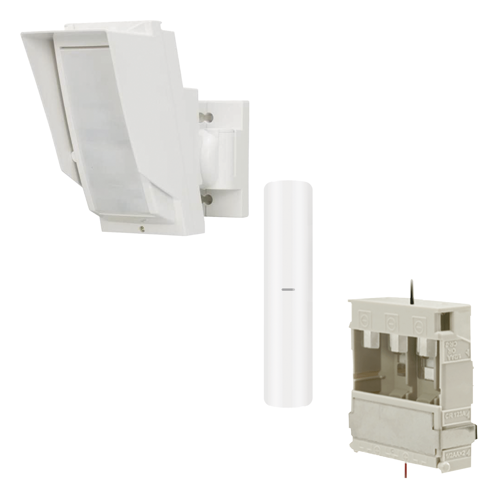Detector de Movimiento PIR Antimascara Tipo cortina / 100% Exterior /  Inalámbrico / Hasta 24 metros / Incluye transmisor DS-PDMC-EG2-WB(B) para paneles AXPRO — OPTEX · SKU HX80NRAMWHKV