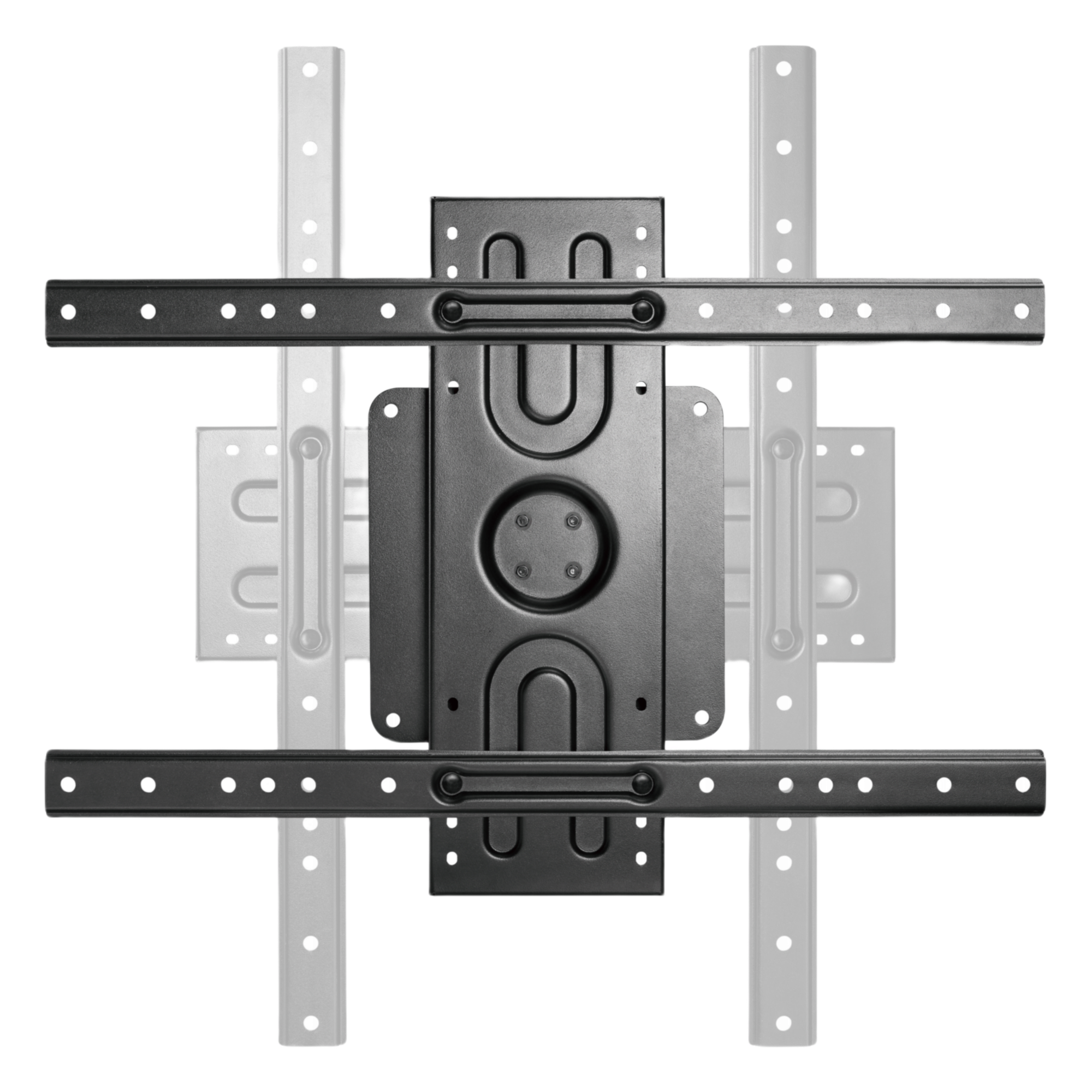 Soporte de Pared Rotativo para Pantallas / 37 a 80 Pulgadas / Rotación 360° / Carga 50 kg / VESA 200x200 a 600x400 / Perfil 45 mm