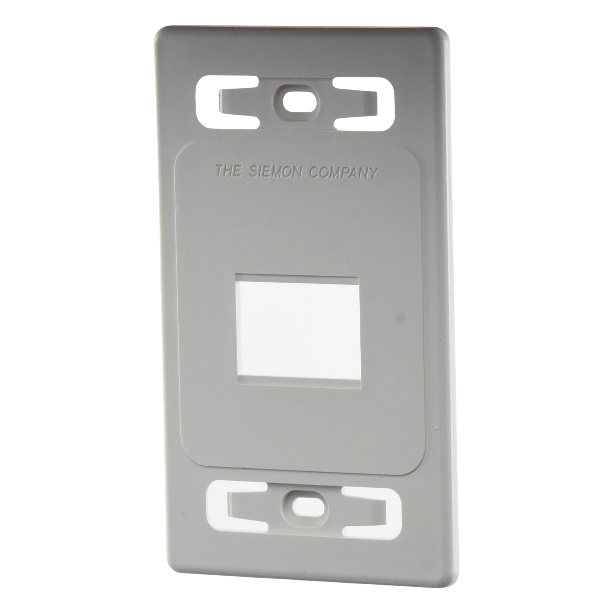 Placa de Pared Modular MAX, de 2 Salidas, Color Blanco — SIEMON · SKU MX-FP-S-02-02