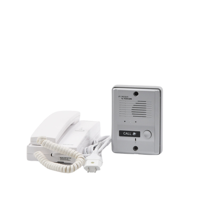 Kit de audio portero con un auricular (expandible hasta 3 auriculares)