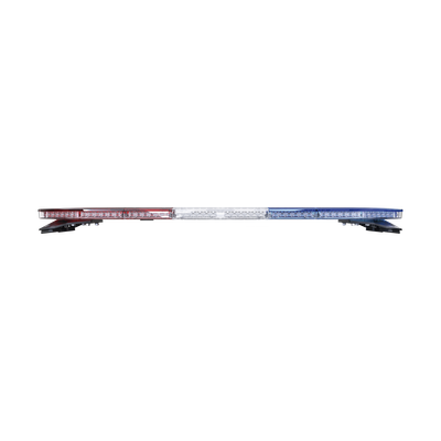 Barra de luces de 48", 216 LED, Dual Color, Programable, Rojo/Azul/Ámbar/Claro, Ideal para Equipar Unidades de Seguridad Publica con Domos Rojo, Claro y Azul