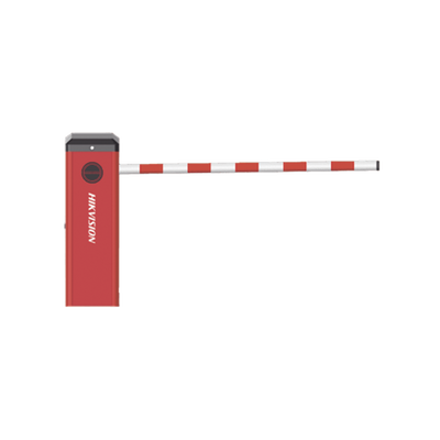 Barrera USO INTENSIVO con Brazo Abatible por Colisión de 4 mts / Motor Brushless el más Alto Desempeño / MCBF 5,000,000 / Pintura AV AntiEstática y Calibre Grueso en Gabinete — HIKVISION · SKU KT-520-ABAT(4M)