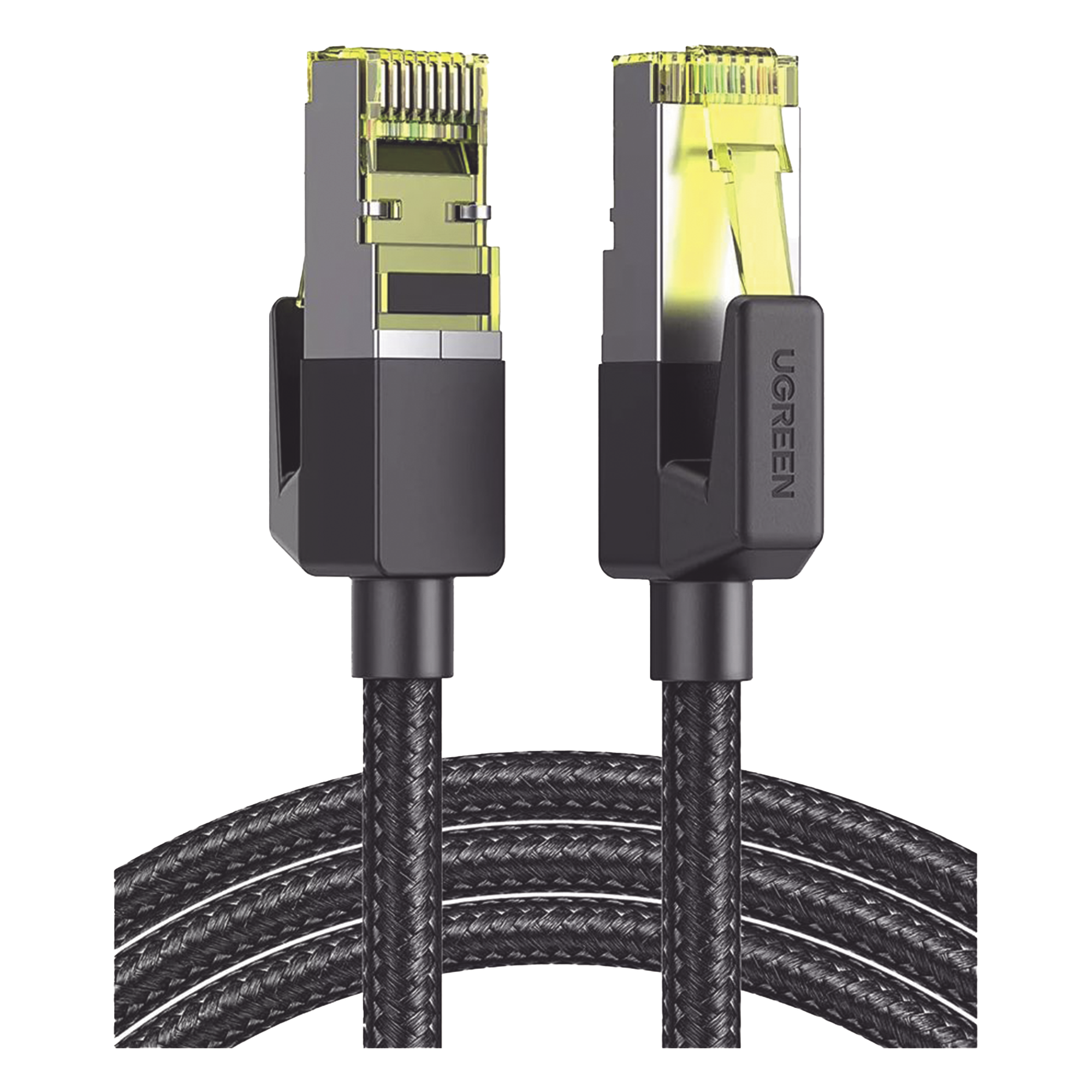 Cable Ethernet Cat7 CLASS F/FTP Redondo con Malla de Nylon 1 Metro (3.28 Pies) — UGREEN · SKU 80421