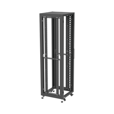 Gabinete para Telecomunicaciones Rack Estándar de 19", 42UR, 600 mm Ancho x 600 mm Profundidad. Fabricado en Acero, Se envía el Gabinete Armado.
