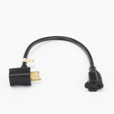 Extensión Eléctrica para Uso Rudo para Uso en "T" / Conexión NEMA 5-15 / 30 cm / 1800 W