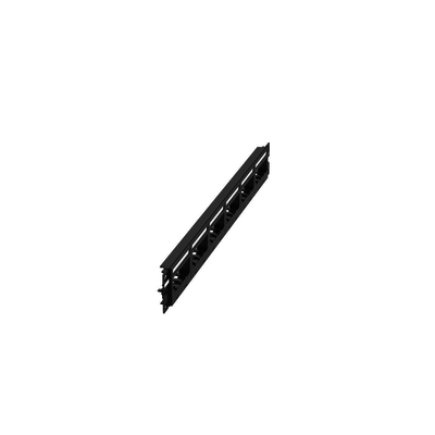 Panel de Parcheo Modular Mini-Com (Sin Conectores), Ultimate IDÆ, Plano, Sin Blindaje, Con Etiqueta y Cubierta, de 24 Puertos, 1UR
