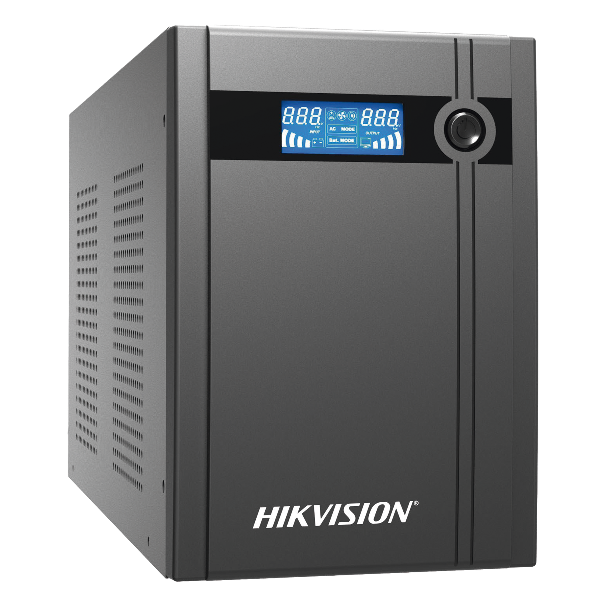 UPS de 3000 VA / 1800 W / Pantalla LCD / Protección Contra Sobrecarga y Descarga / Entrada y Salida 120 VCA / 6 Tomas NEMA 5-15R (Todos con Respaldo) — HIKVISION · SKU DS-UPS3000-X