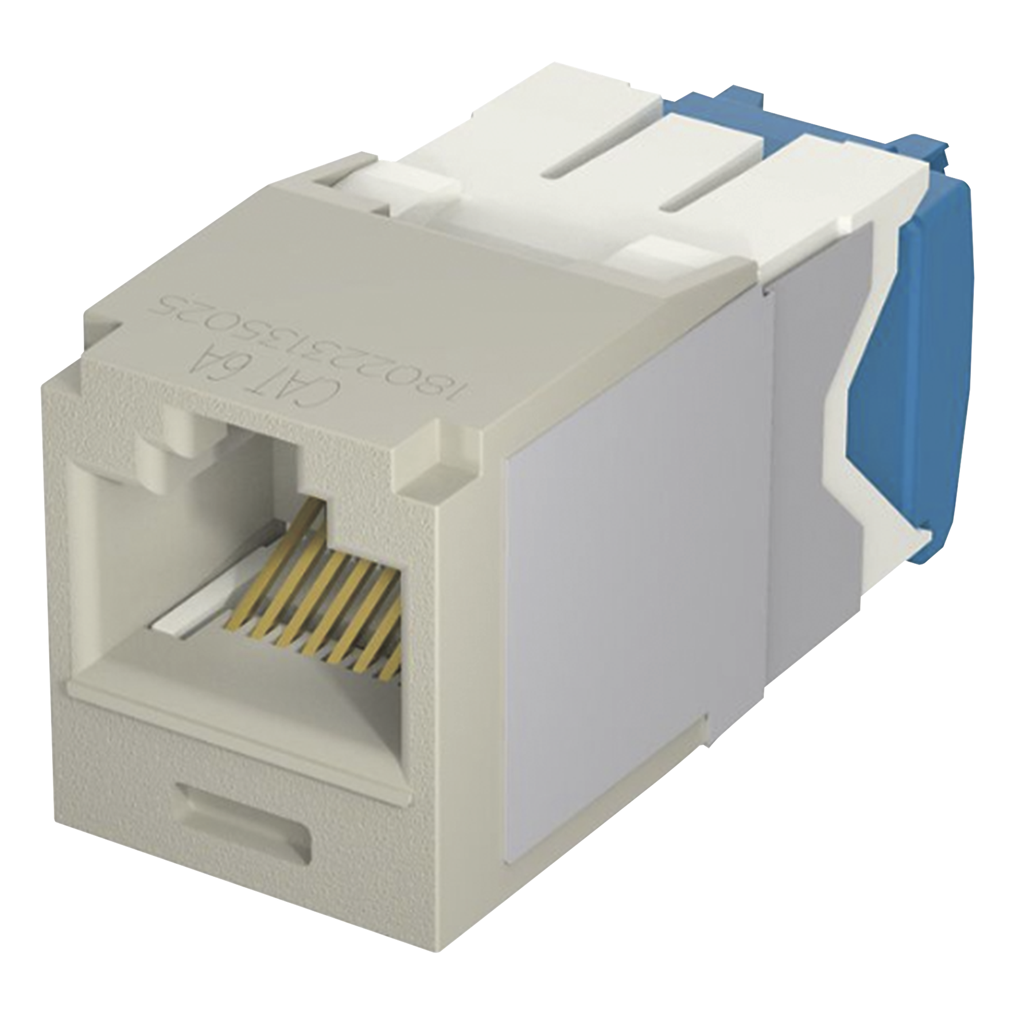 Conector Jack RJ45 Estilo TG, Mini-Com, Categoría 6A, de 8 Posiciones y 8 Cables, Color Gris — PANDUIT · SKU CJ6X88TGIG