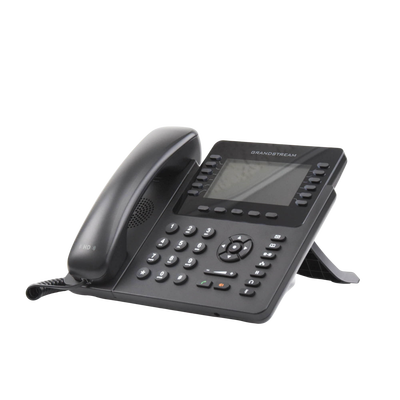 Teléfono IP empresarial de 12 Líneas con 5 teclas de función y conferencia de 4 vías, PoE