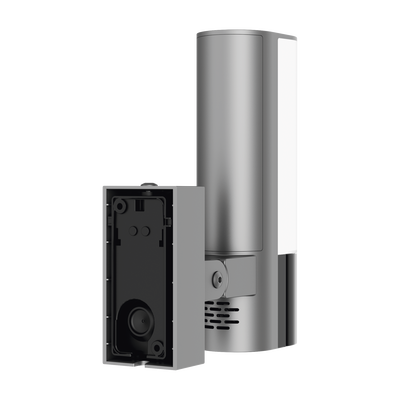 Cámara IP 4 Megapíxel / Wi-Fi / Lampara Integrada / Audio de dos vías / Imágen Nocturna a Color / Detección Humana / Audios Personalizables / Uso Exterior con Protección