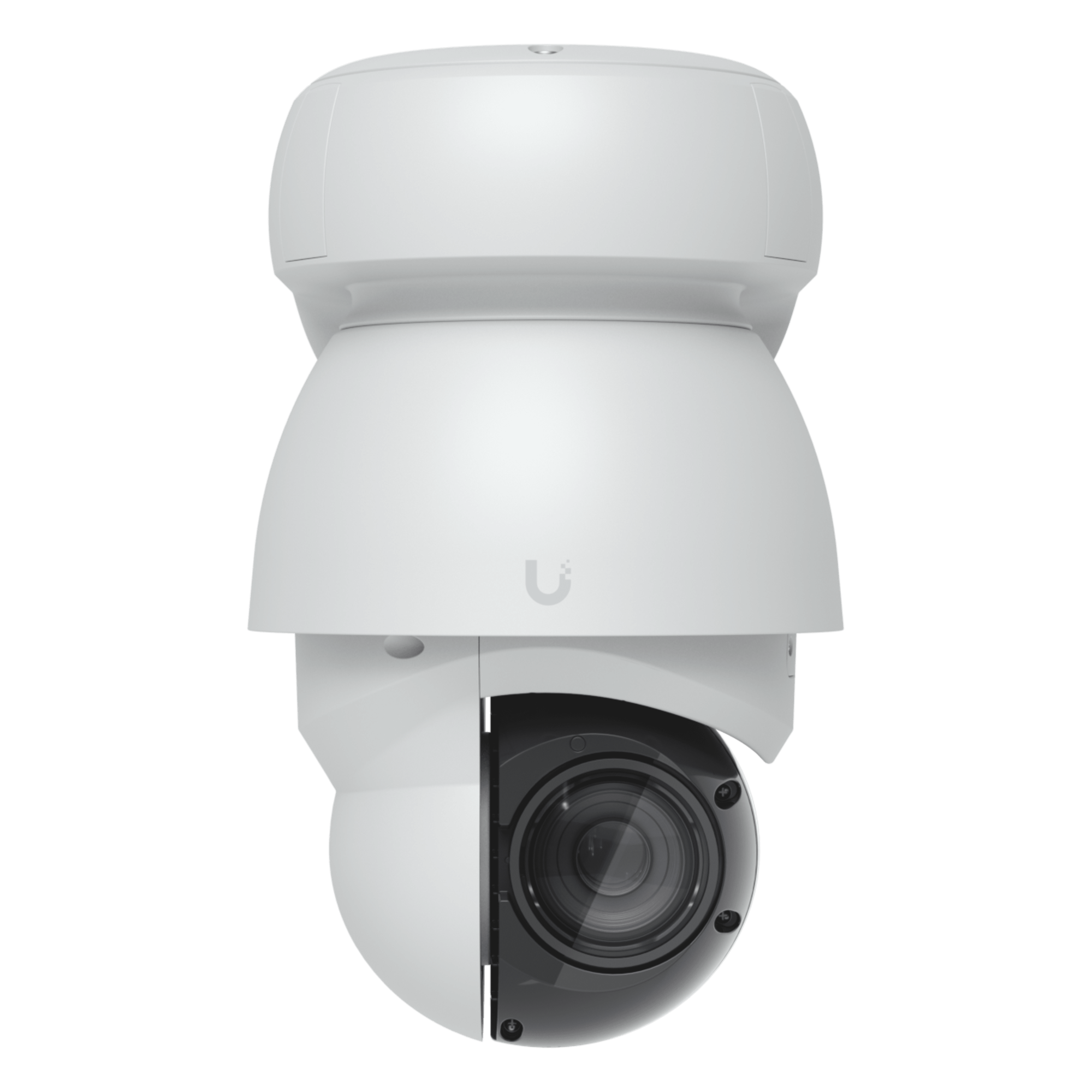 Cámara UniFi Protect PTZ AI Industrial Color Blanco, 4K (8MPX), Zoom Óptico 22x, Visión Nocturna IR 100 m, Reconocimiento Facial y Placas, Protección IP66, Movimiento 360°, PoE++