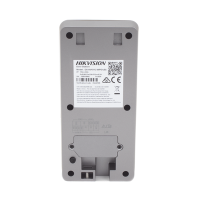 Videoportero IP 2 MP / PoE Estandar / IP65 / Apertura desde Hik-connect / Soporta 1 Departamento y Hasta 6 Monitores / Soporta Tarjetas Mifare / 1 Salida Relay