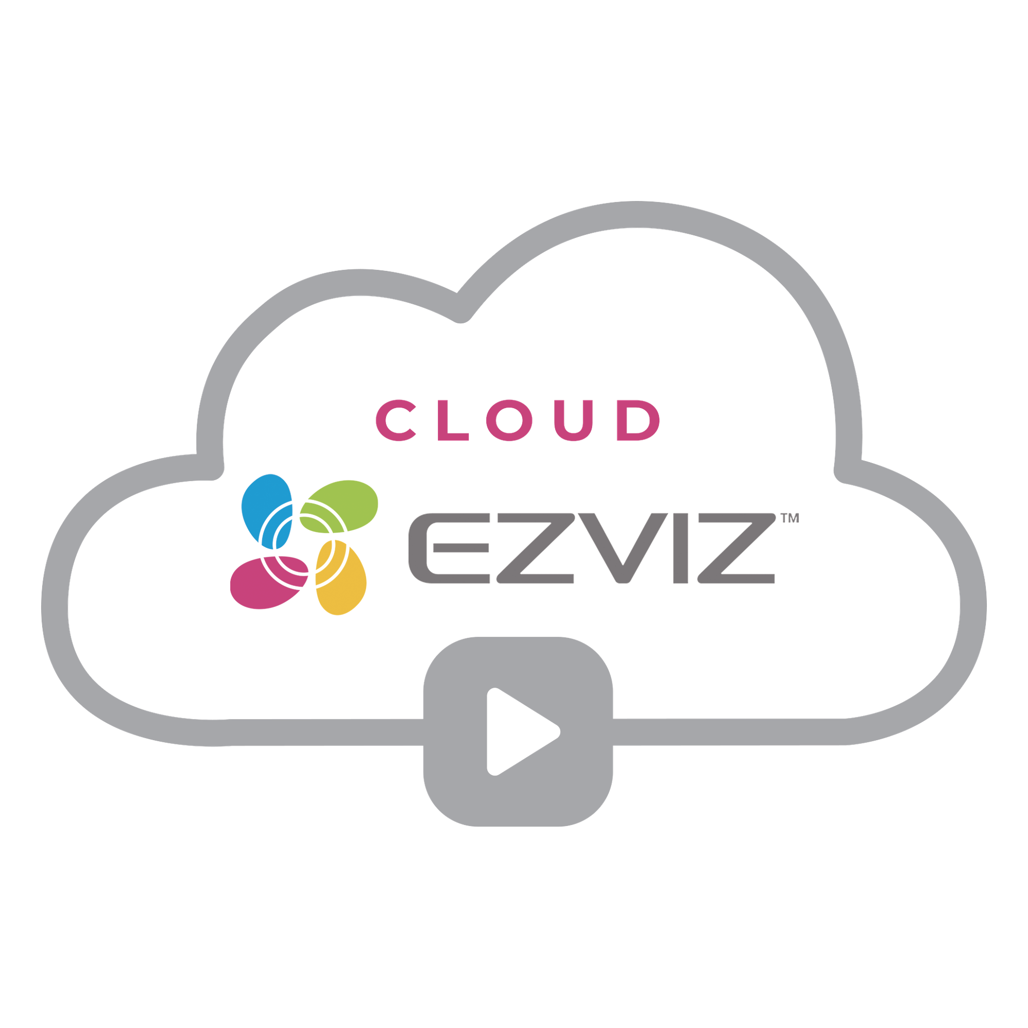 Licencia de Almacenamiento en Nube / Para 1 Dispositivo / 30 Días de Retención Durante un Año / Grabación Solo por Movimiento / Compatible Exclusivamente con Dispositivos EZVIZ · SKU EZ-CLOUD/30A