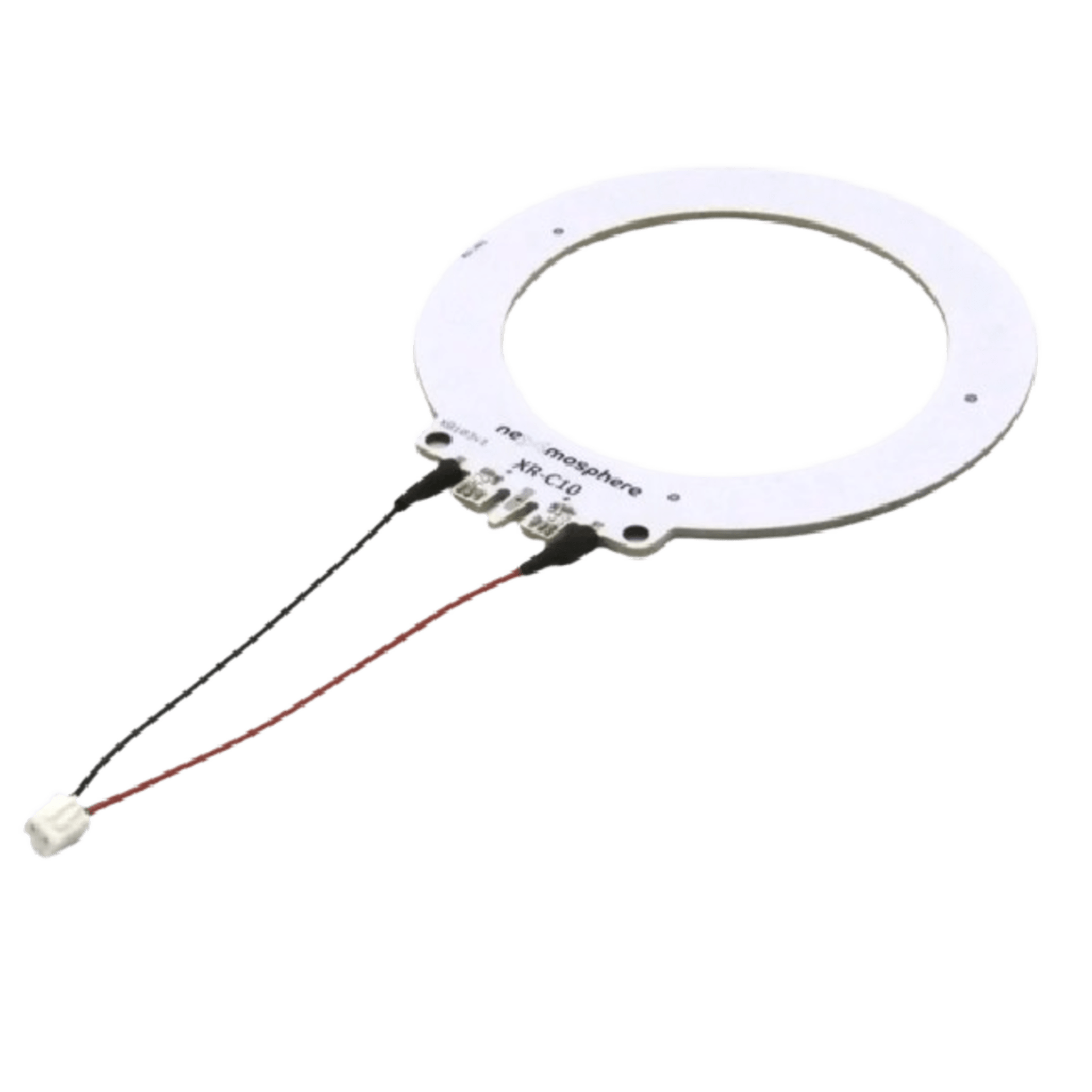 Antena RFID Circular / 13.56 MHz / 4 Tags Simultáneos / 100 mm / Detección Pick-up y Place-down / Bajo Vidrio y Madera — NEXMOSPHERE · SKU XR-C10