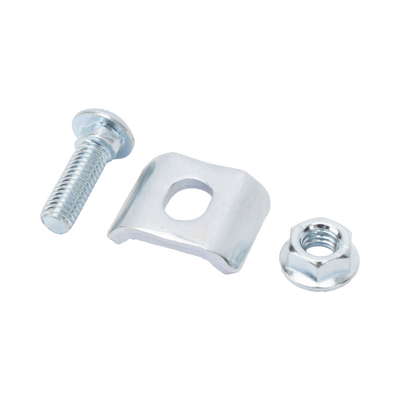 Kit 3 para unir tramos de charolas, con acabado Electro Zinc 