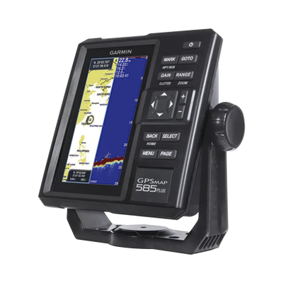 Plotter de Navegación GPSMAP 585 Plus / Pantalla 6" WVGA / Sonar CHIRP 600W / ClearVü Scanning Sonar / Compatible GPS-GLONASS-BeiDou / Quickdraw Contours / 2 Ranuras SD / IPX7 / Multiidioma