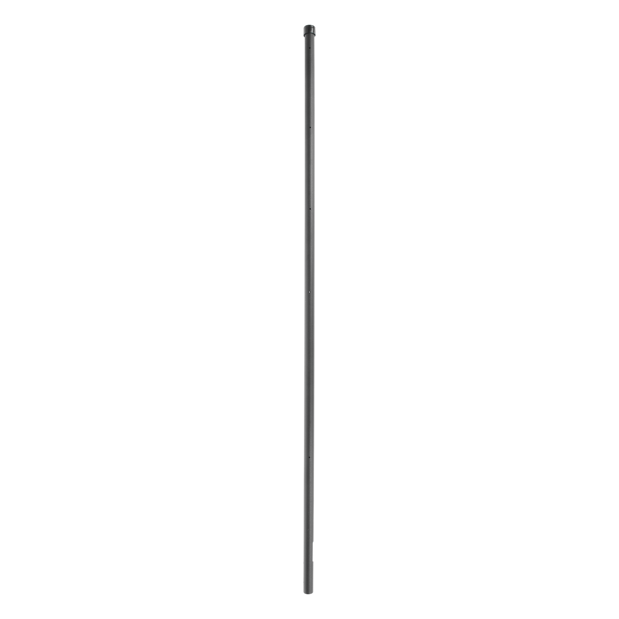 Poste de ESQUINA para Cerca Electrificada. Tubo Galva. de 1.4m, cal. 18 de 1" Diam. + Pintura Negra, ideal para 6 Aisladores — EPCOM INDUSTRIAL · SKU SYS-POST-ESQ-6B