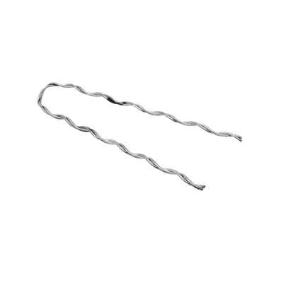 Remate Preformado para Fibra Óptica Mini Figura 8, Span 80 m, para mensajero de acero con diámetro Φ 1.6 mm - 1/16"
