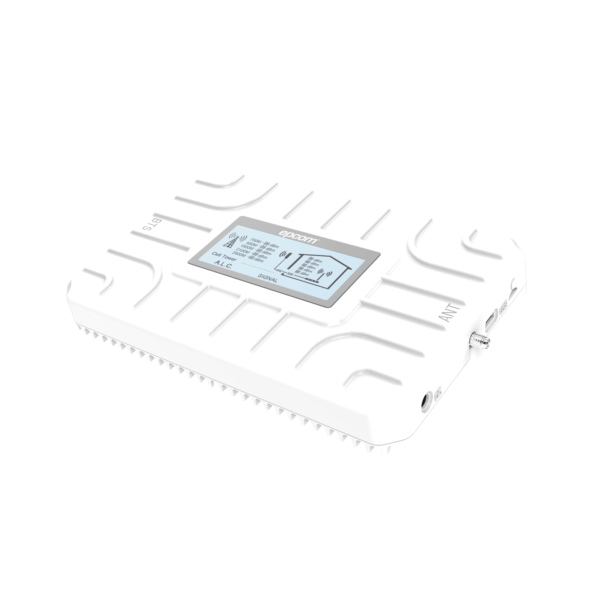Kit PLUS de Amplificador de Señal Celular 5G / Penta Banda / Soporta 2G, 3G, 4G y 5G / Compatible con TELCEL, AT&T, MOVISTAR y OMV / Cobertura hasta 250 m2 / Incluye Antenas, Jumpers coaxiales y mástil.