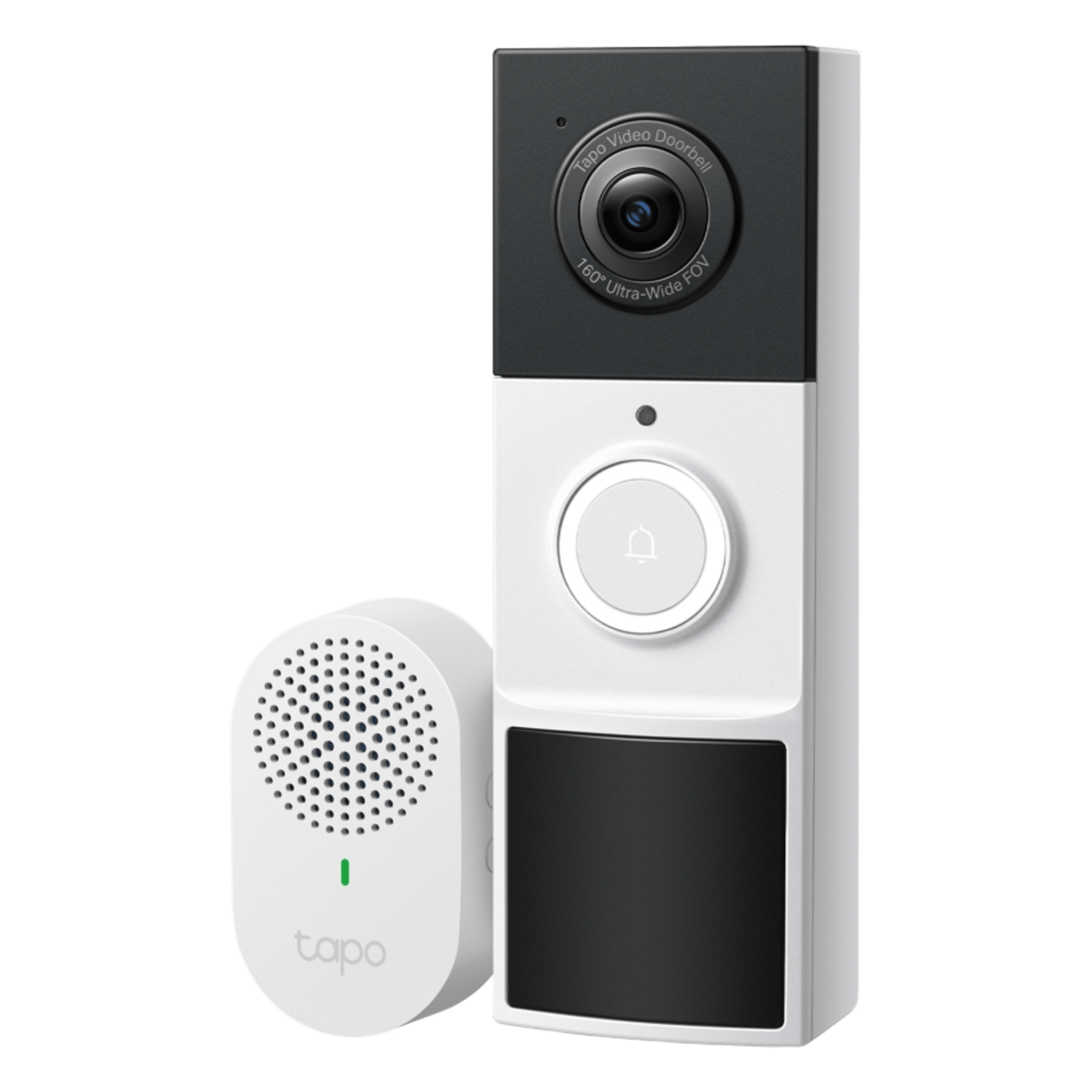 Videoportero Inalámbrico TP-Link Tapo D210 / Resolución 2K 3MP (2304 × 1296px) / Campo de Visión 160° DFOV / Batería 6400mAh Recargable / Detección IA Personas-Vehículos / Visión Nocturna Color / — TP-LINK · SKU TAPO-D210
