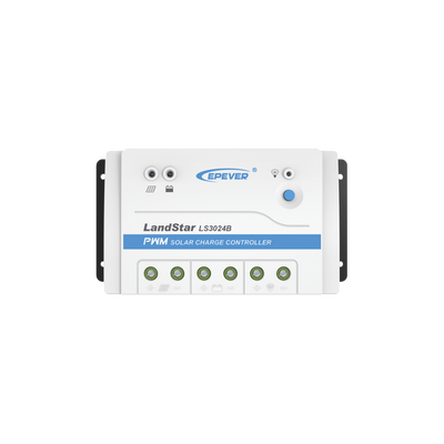 Controlador Solar PWM / 30A / 12/24V / RS-485 / Baterías Gel-AGM-Selladas / Parámetros Configurables