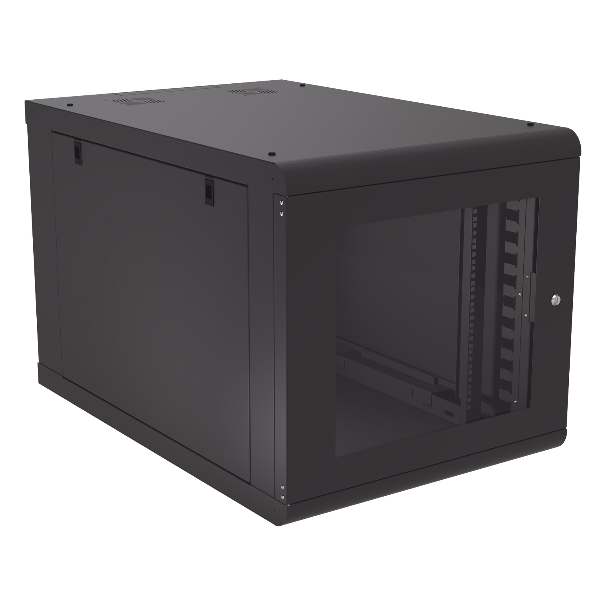 Gabinete de Pared 12U de 1027 mm de Profundidad: Máxima Profundidad y Protección en Acero Reforzado, Ideal para UPS y Servidores de 19" — LINKEDPRO · SKU SR-1912-GN2DG