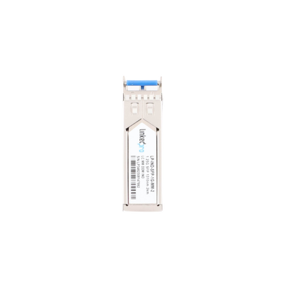 Transceptor Óptico Industrial SFP (Mini-Gbic) / Multimodo 1310 nm / 1.25 Gbps / 1000BASE-SX / Conectores LC/UPC Dúplex / DDM / Hasta 2 km