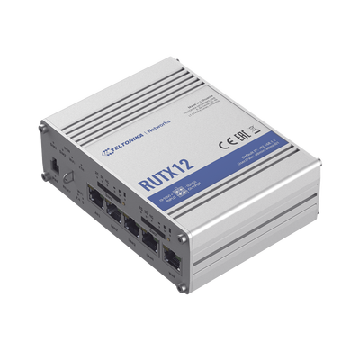 Router Industrial Dual LTE Cat 6 / 600 Mbps / 5 Puertos Gigabit / WiFi 5 / Doble SIM / GNSS / PoE / -40°C a 75°C