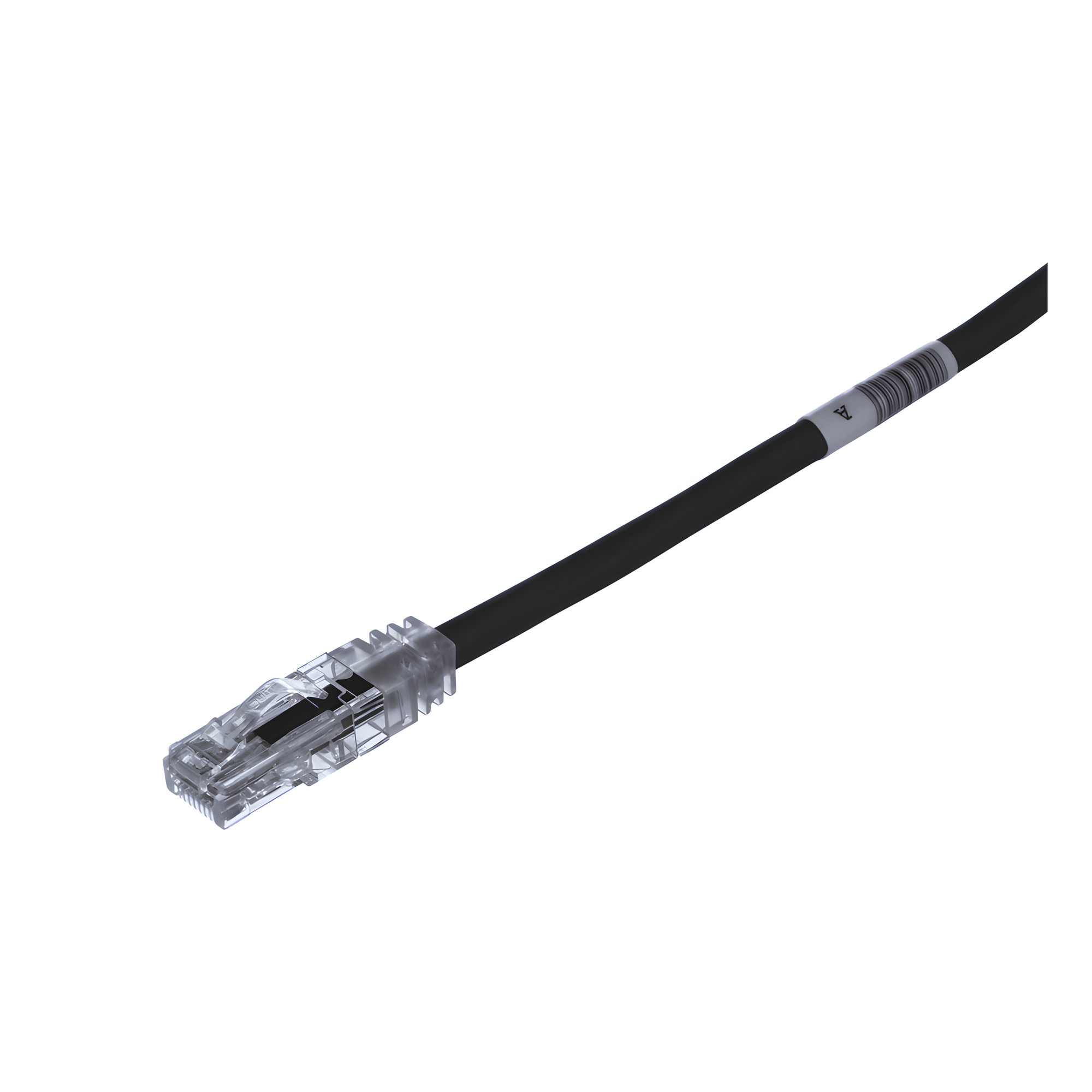 Cable de Parcheo TX6, UTP Cat6, 24 AWG, CM, Color Negro, 6.1 Metros (20 Pies) — PANDUIT · SKU UTPSP20BLY