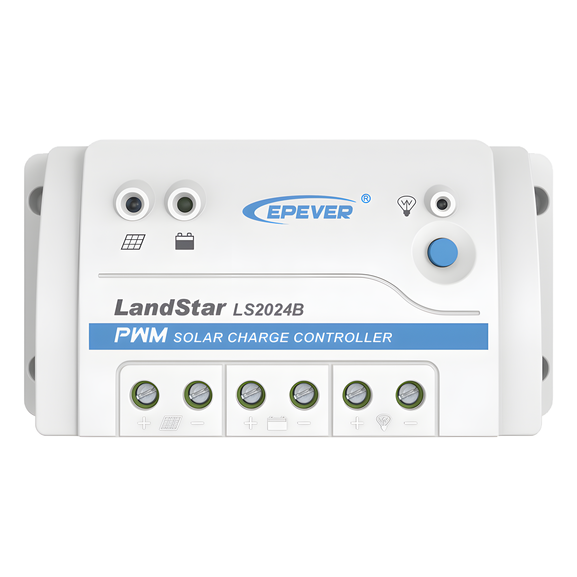 Controlador Solar PWM / 20A / 12/24V / RS-485 / Baterías Gel-AGM-Selladas / Parámetros Configurables — EPEVER · SKU LS-2024-B