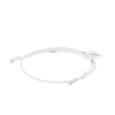 Cable de Parcheo TX6, UTP Cat6, Diámetro Reducido (28AWG), Color Blanco Mate, 1.52 Metros (5 Pies)