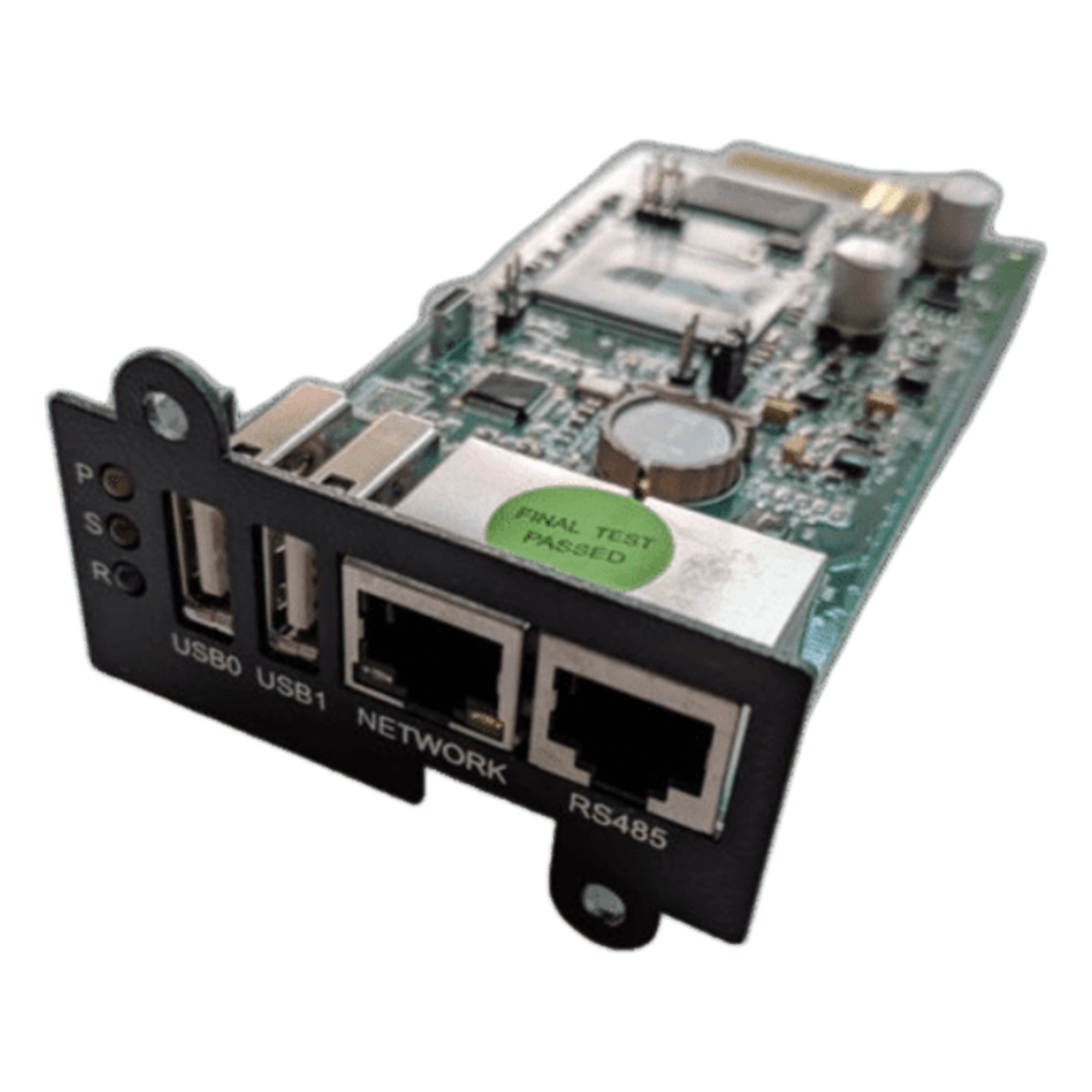 Tarjeta de Monitoreo Remoto SNMP / 10/100 Mbps / HTTPS-SSL / Sensor Temp-Humedad / Control Remoto UPS