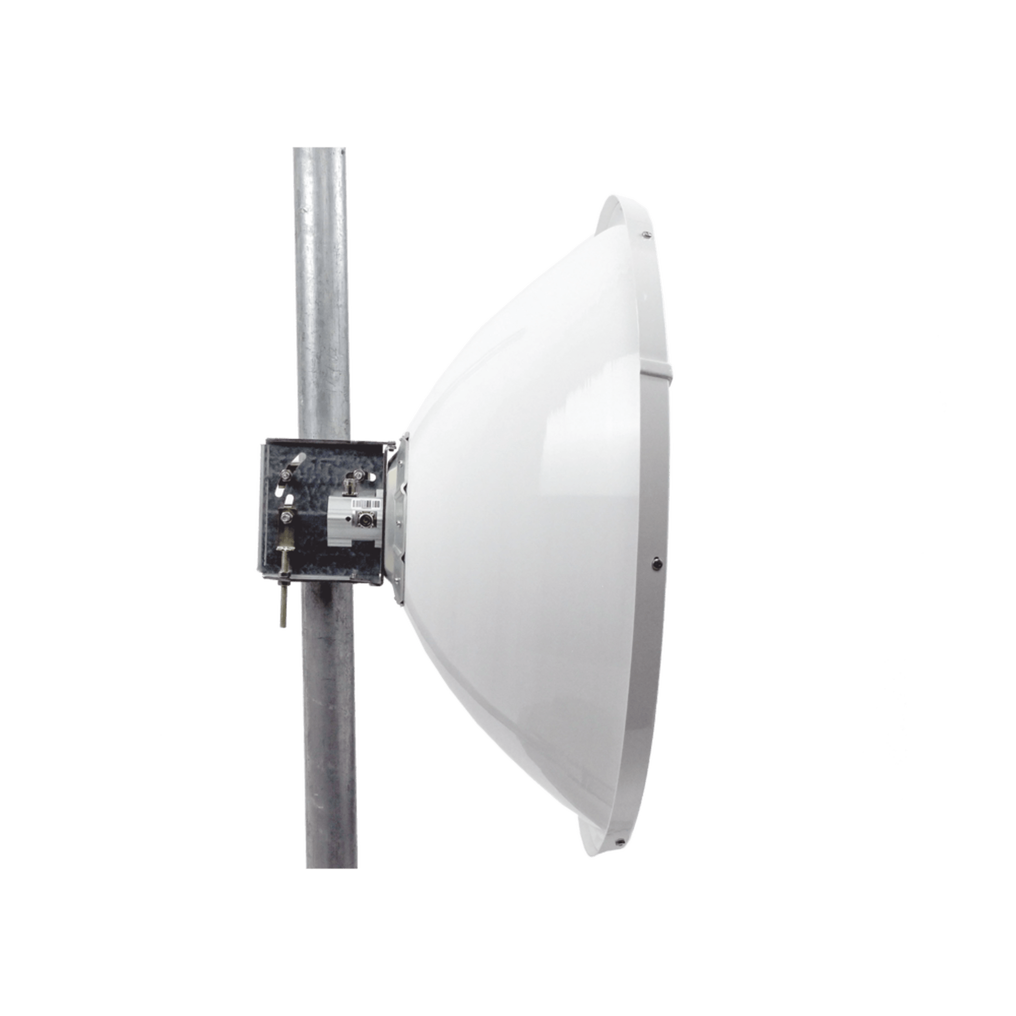 2 Antenas Direccionales de Alto Rendimiento/ Parábola profunda para mayor aislamiento al ruido / 29 ± 1 dBi / 4.9 - 6.4 GHz / Conectores N-Hembra / Fácil Montaje y Soporte de acero inoxidable / Radomo Incluido