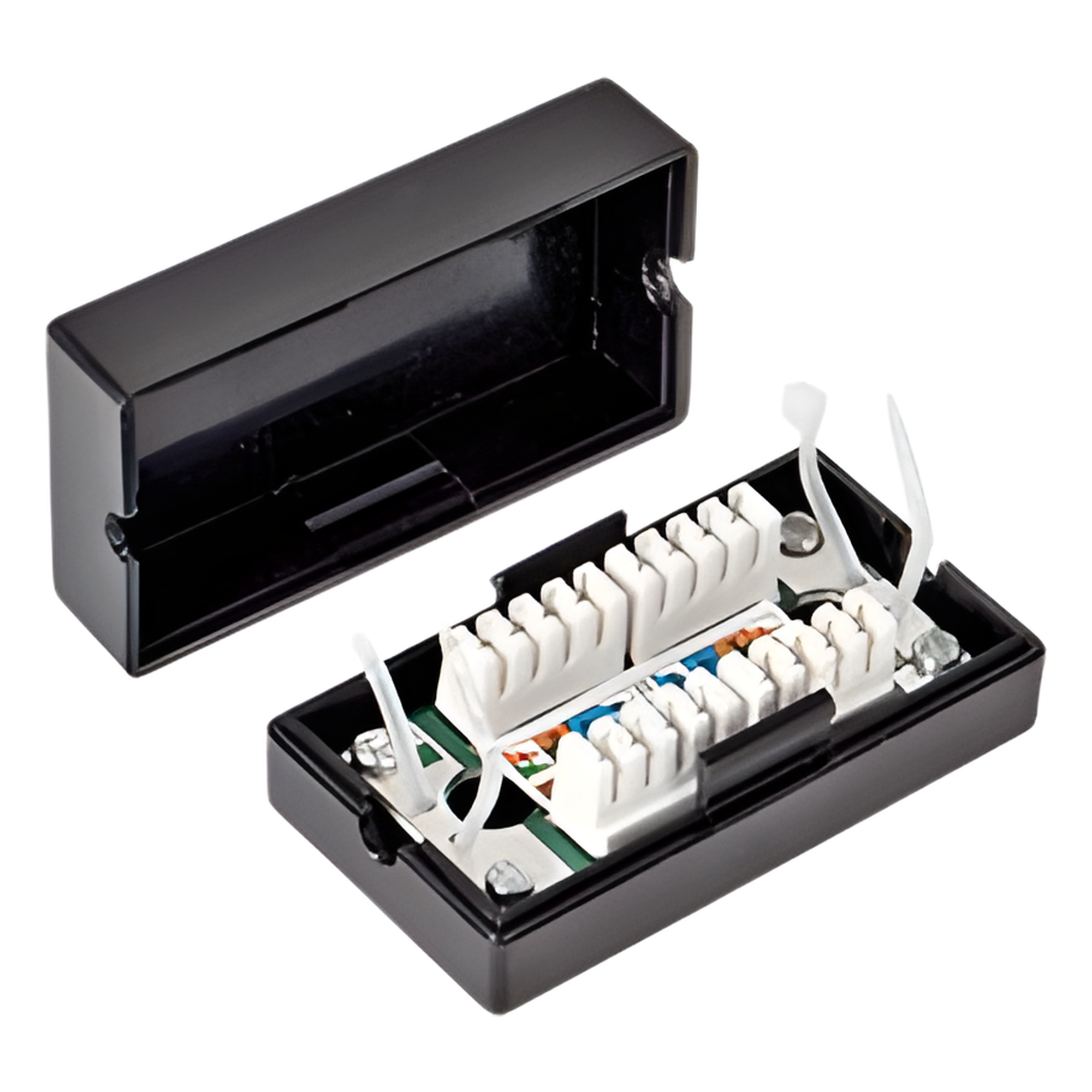 Caja de Conexión / Cat5e / IDC Krone / T568A-B / 66x36x26 mm / 2.6x1.4x1.0 in — LINKEDPRO BY EPCOM · SKU LP-CB-31