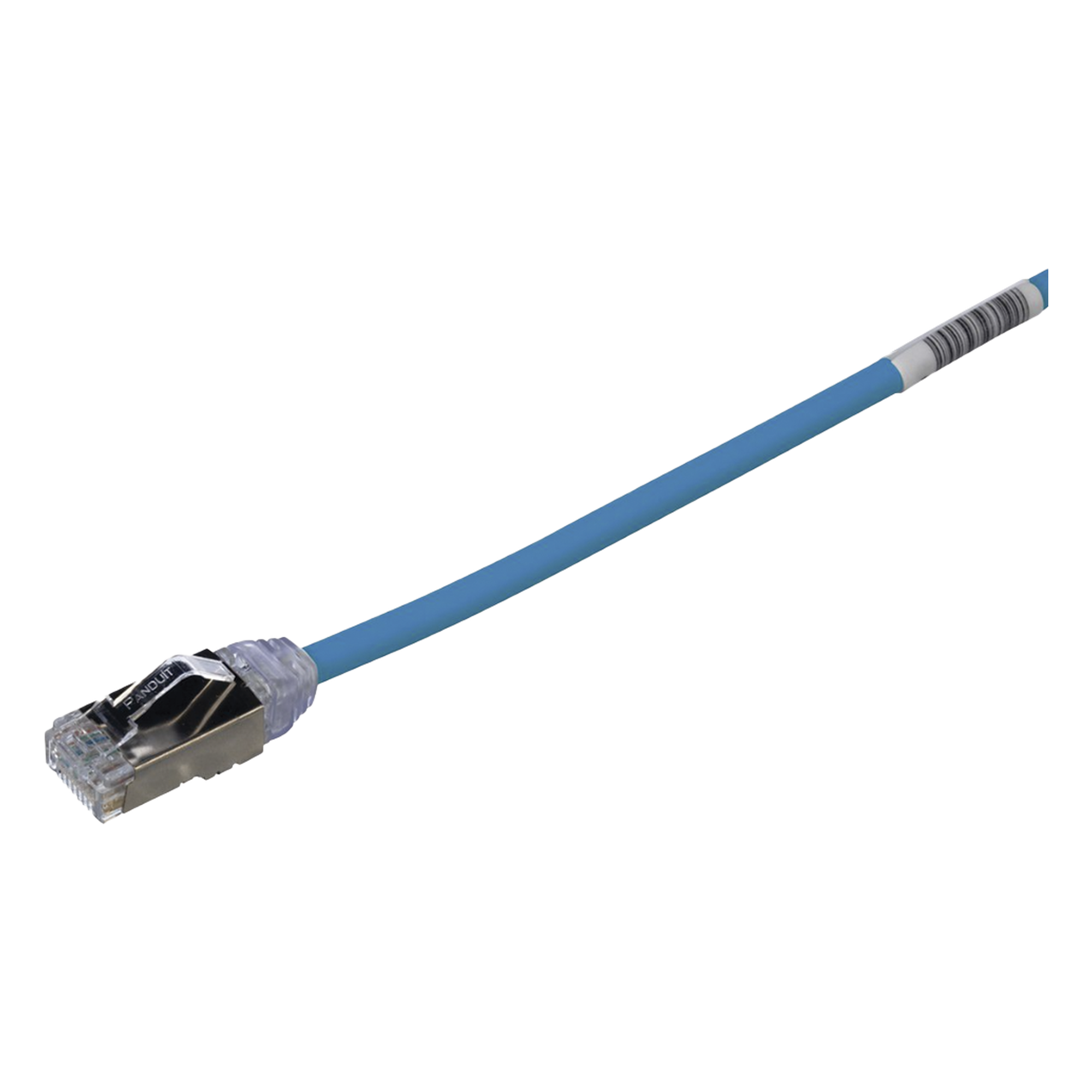 Patch Cord Cat6A, Diametro Reducido 28 AWG, Blindado S/FTP, CM/LS0H, 0.20 Metros (0.66 Pies), Color Azul — PANDUIT · SKU STP28X0.2MBU
