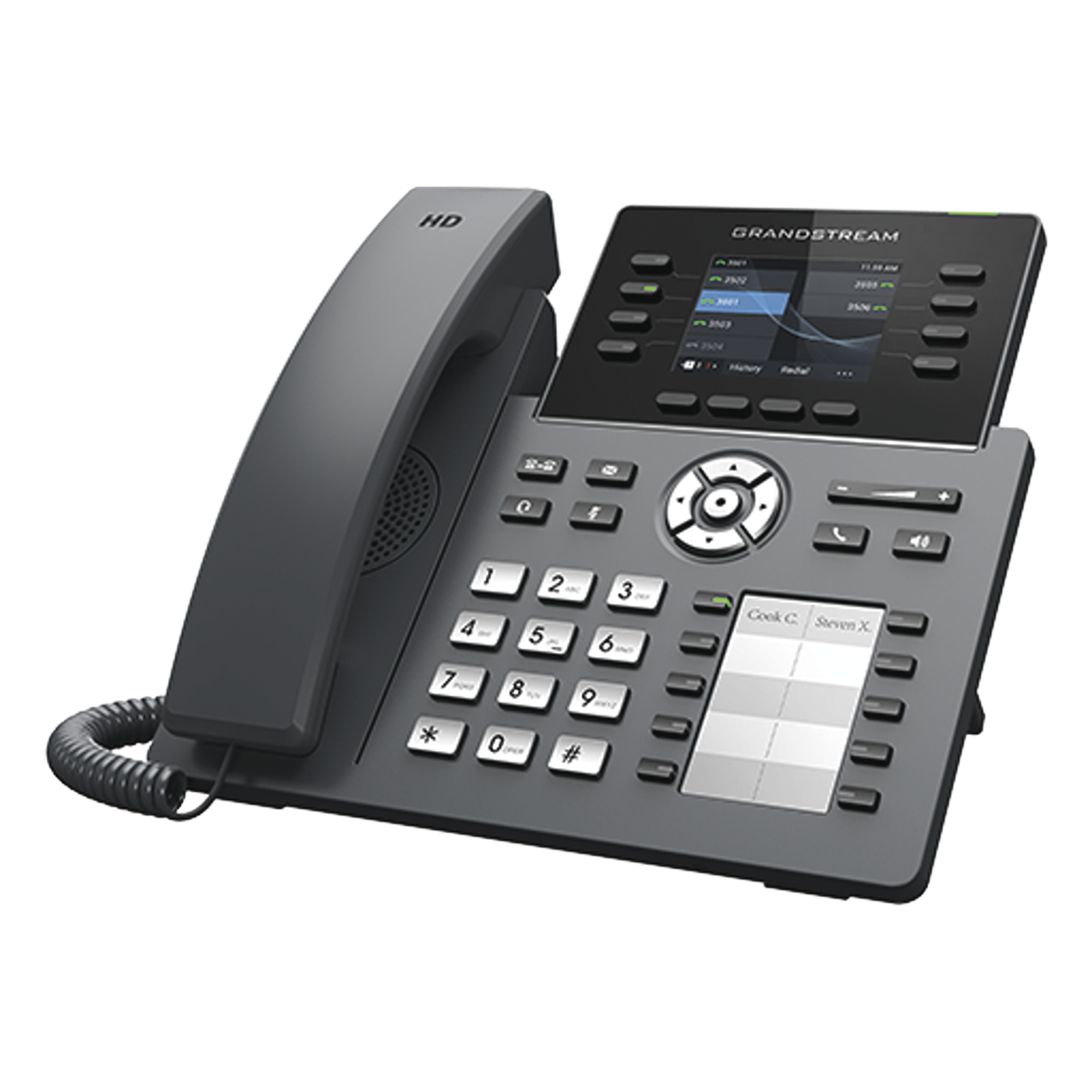 Teléfono IP / 8 Líneas SIP / 4 Cuentas / Pantalla 2.8" / Wi-Fi Dual-Band / Bluetooth / PoE / Audio Full HD