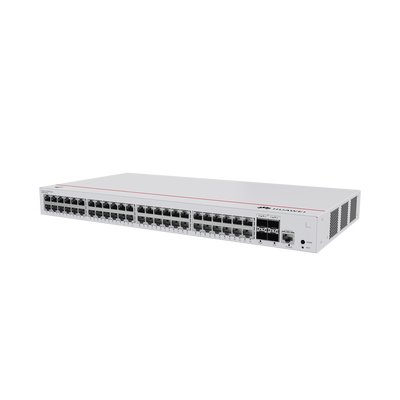 Switch de Acceso Gigabit Administrable Capa 2 / 48 puertos 10/100/1000 Mbps / 4 Puertos 1GE SFP Uplink / ERPS / IMGP Snooping / DHCP Snooping / Administración Nube Gratis