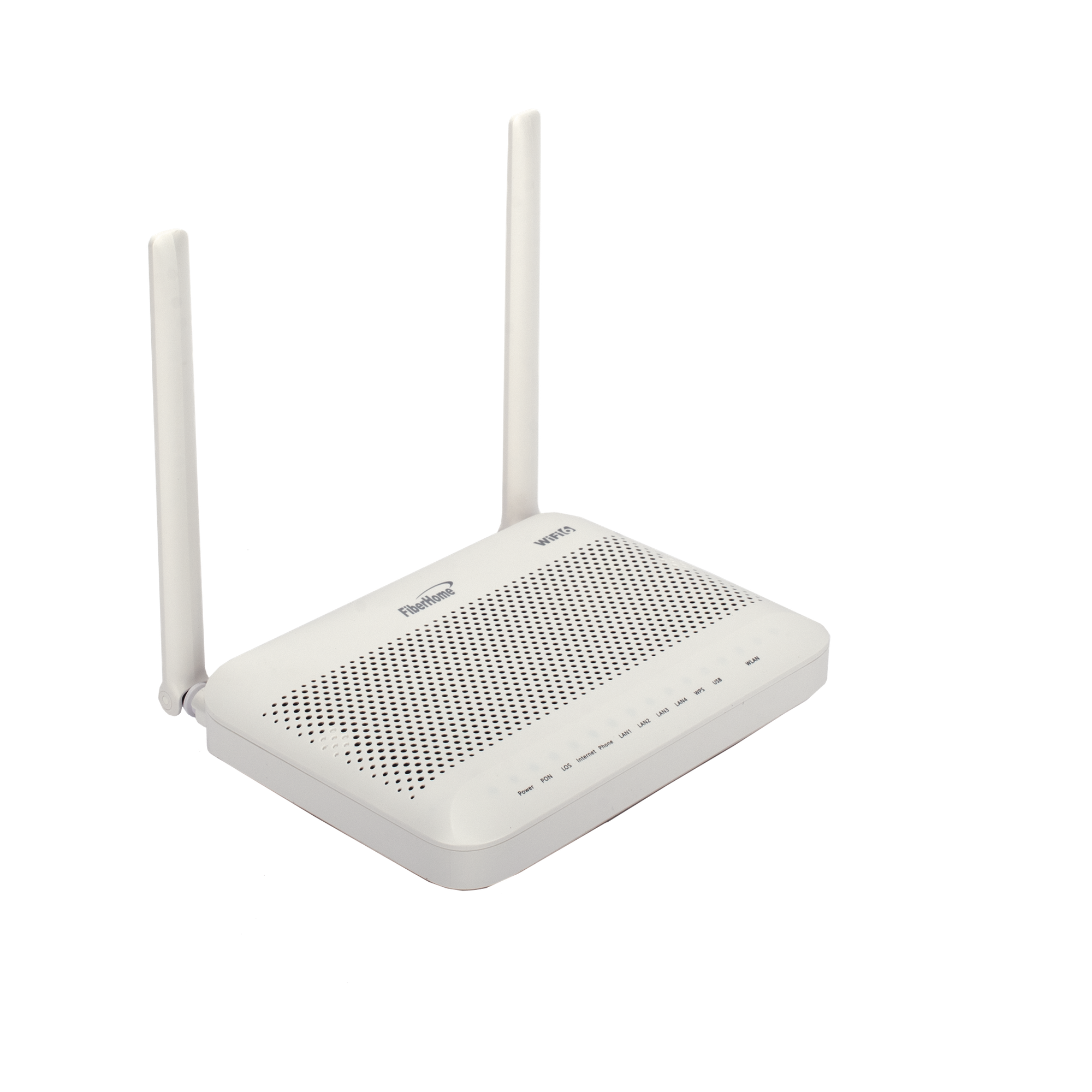 ONU GPON WiFi 6 / 4 Puertos Gigabit / 1 POTS / 2 USB / 2 Antenas 5 dBi / SC/UPC